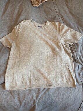 J.Crew Beige Short Sleeve Knit Tee